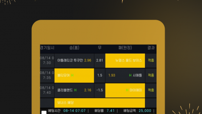 [겜블][뽀룩이][7.41배] 당첨내역