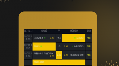 [겜블][뽀룩이][7.04배] 당첨내역