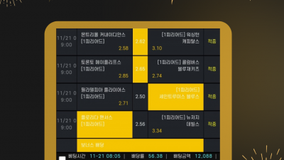 [겜블][뽀룩이][56.38배] 당첨내역
