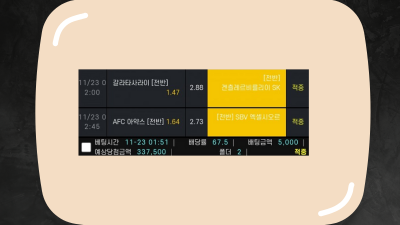 [겜블][뽀룩이][67.5배] 당첨내역